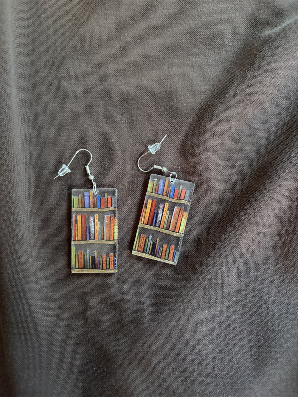 Book earrings
